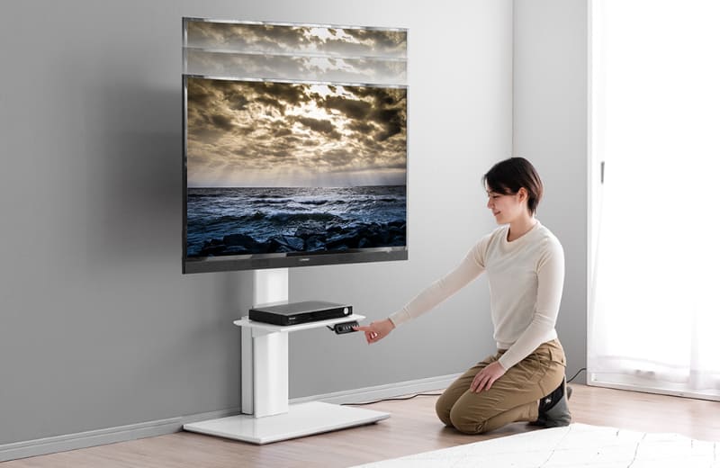 電動昇降テレビスタンド