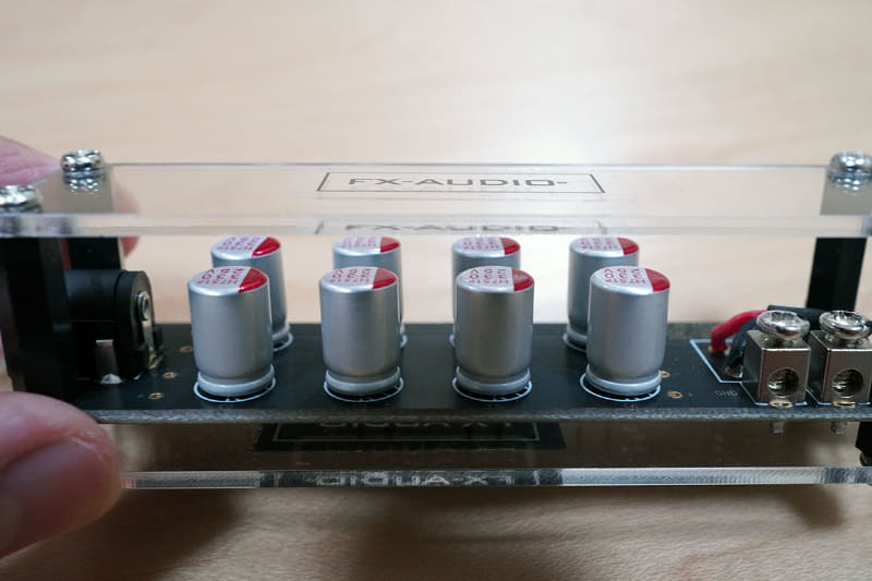 アクリルケースキットに入れたところ