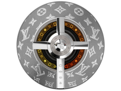 ルイ・ヴィトン、シルバーになった独楽型ポータブルスピーカー。約47万