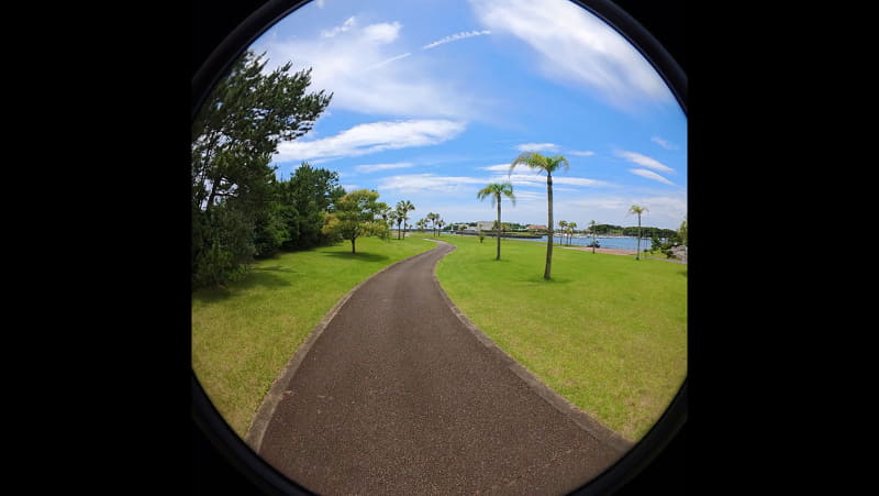 「FreeFrame動画」で撮影した動画ファイル