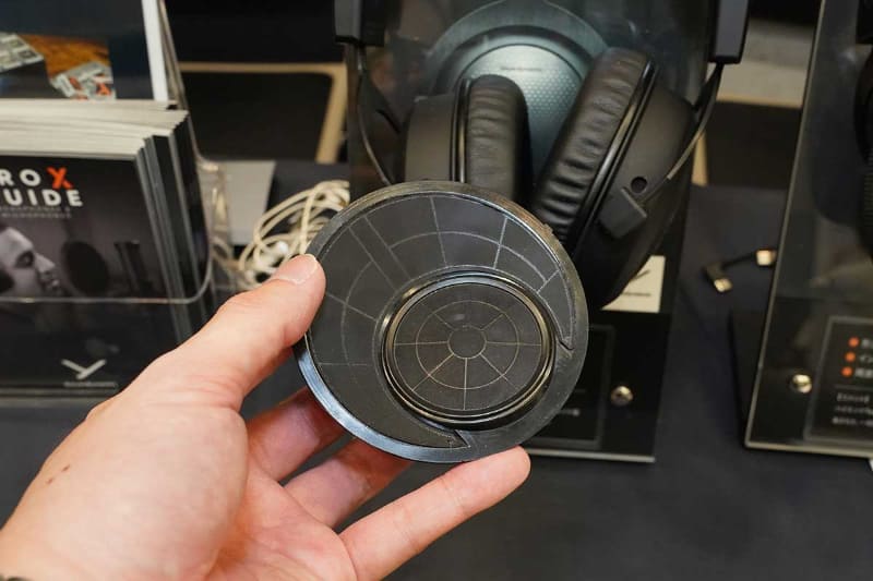 beyerdynamicの代名詞とも言えるテスラドライバーなどの展示も