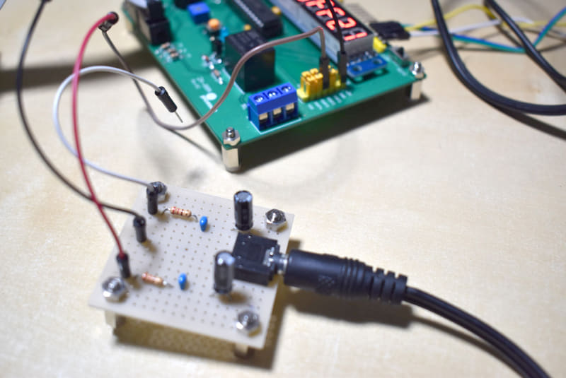 ジャンパーピンと以前の回路を接続