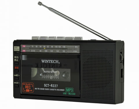 WINTECH SCT-R227 ラジカセ Amazon.co.jp: WINTECH MicroSD/USB録音対応モノラルラジカセ
