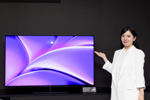 シャープ、AI×センシングで画音自動調整する有機ELアクオス - AV Watch