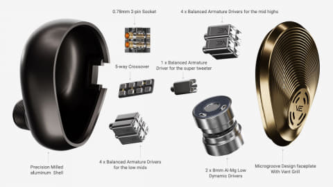 AK×Vision Earsコラボイヤフォン「AURA」、9月2日発売。世界650台限定