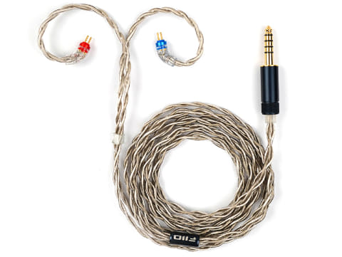 FIIO、FD11/FH11向け0.78mm 2ピン端子ケーブル。DSP内蔵のUSB-C