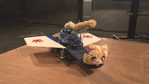 Sニー、魔改造参戦「ネコちゃん落下25m走」。NHKで28日夜7時半 - AV Watch