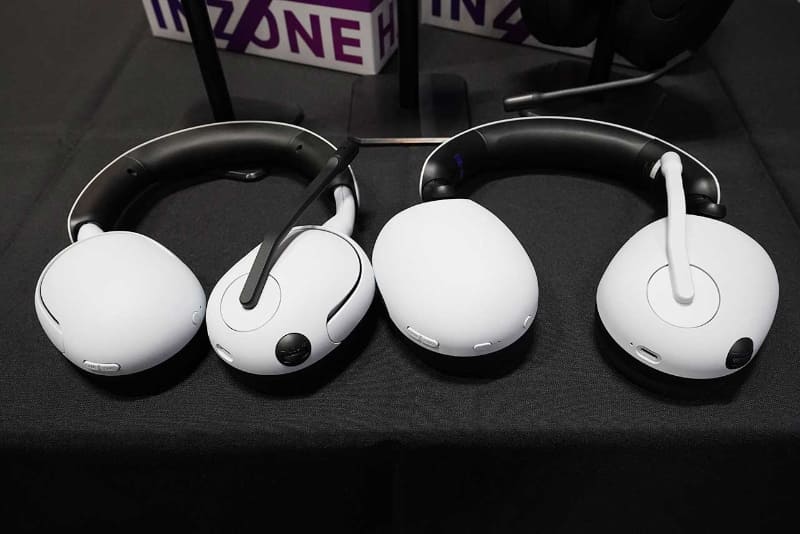 左がINZONE H5。ハウジングも小型化された