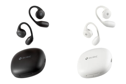 GLIDiC初のイヤーフック型ながら聴き完全ワイヤレス先行販売。7984円