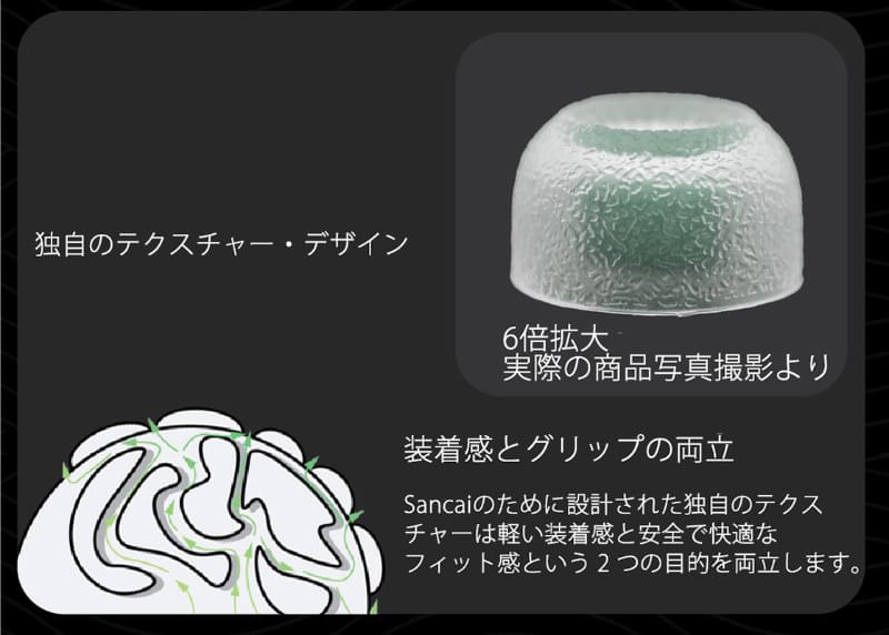 独自のテクスチャーデザイン