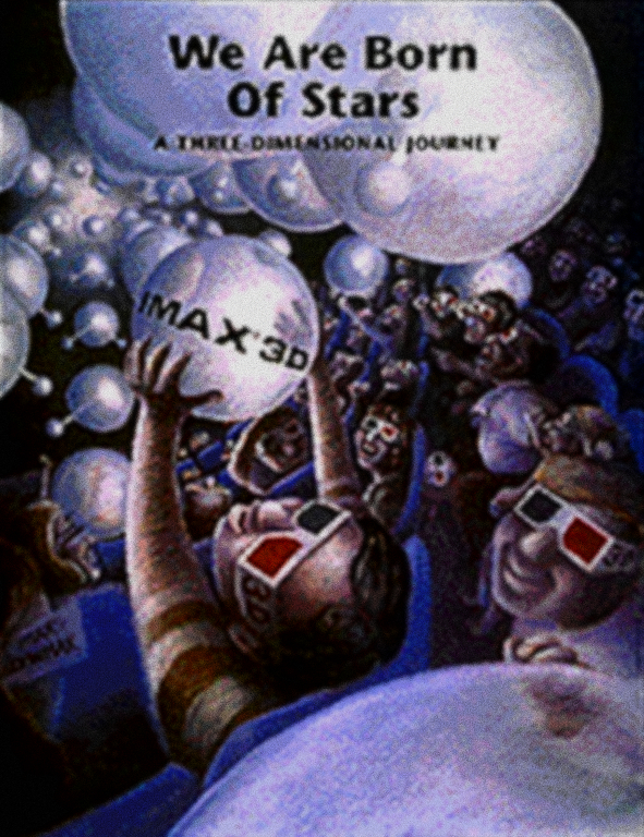 海外版ポスター。水分子を掴もうとする子供たちが描かれている