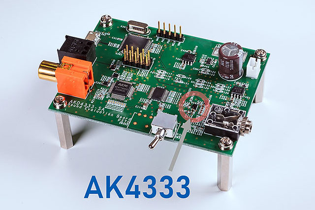 32bitステレオオーディオD/Aコンバーター「AK4333ECB」