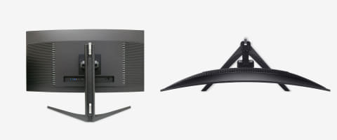 日本エイサー、34型湾曲シネスコ有機ELディスプレイ。約17万円 - AV Watch