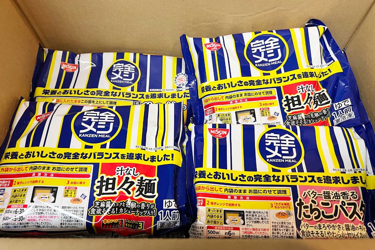 冷凍食品が一気に届くので、冷凍室のスペース確保には少し難儀する