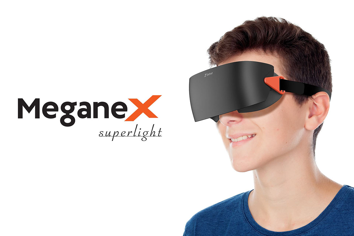 超軽量VRヘッドセット「MeganeX superlight」