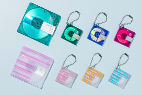 懐かしのMDが“ガシャポン”に。曲名書き込むラベルも付属 - AV Watch