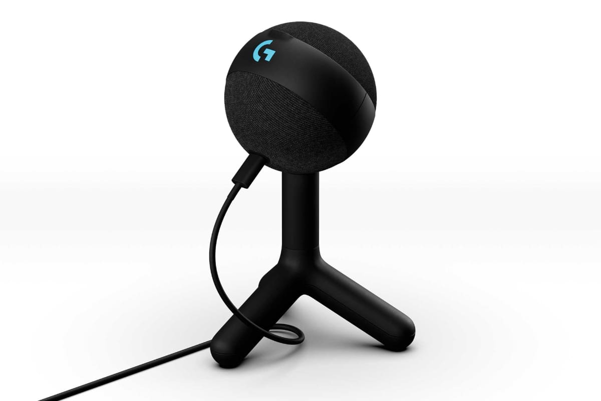 コンデンサーUSBマイク「Yeti Orb コンデンサー RGB ゲーミングマイク」