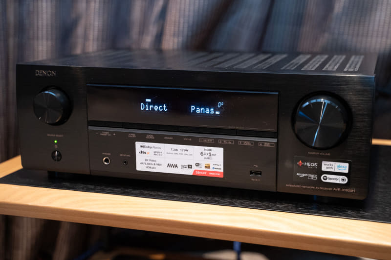 デノンの7.2ch AVアンプ「AVR-X1800H」