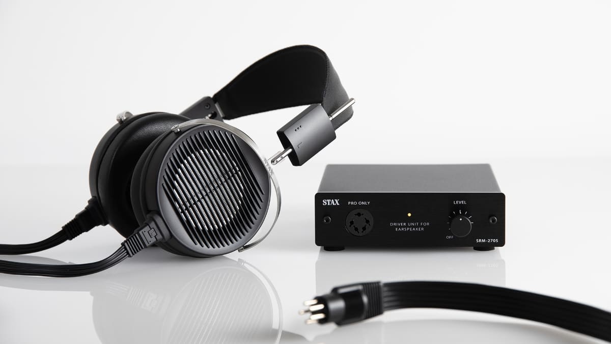 イヤースピーカーシステム「SRS-X1000(仮)」。写真左から、静電型イヤースピーカー「SR-X1(仮)」、専用のドライバーユニット「SRM-270S(仮)」