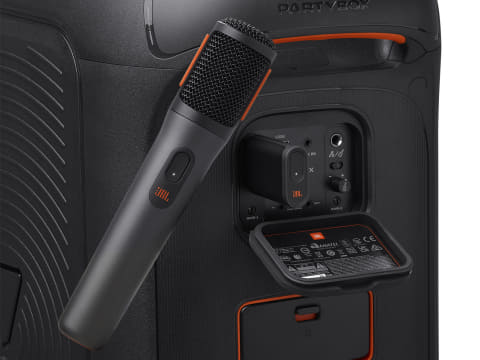 JBL、運びやすくなった「PartyBox」2機種。シリーズ初ワイヤレスマイク