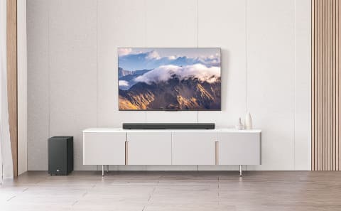 JBL、サブウーファー付き3.1chサウンドバー「SB580」。39600円