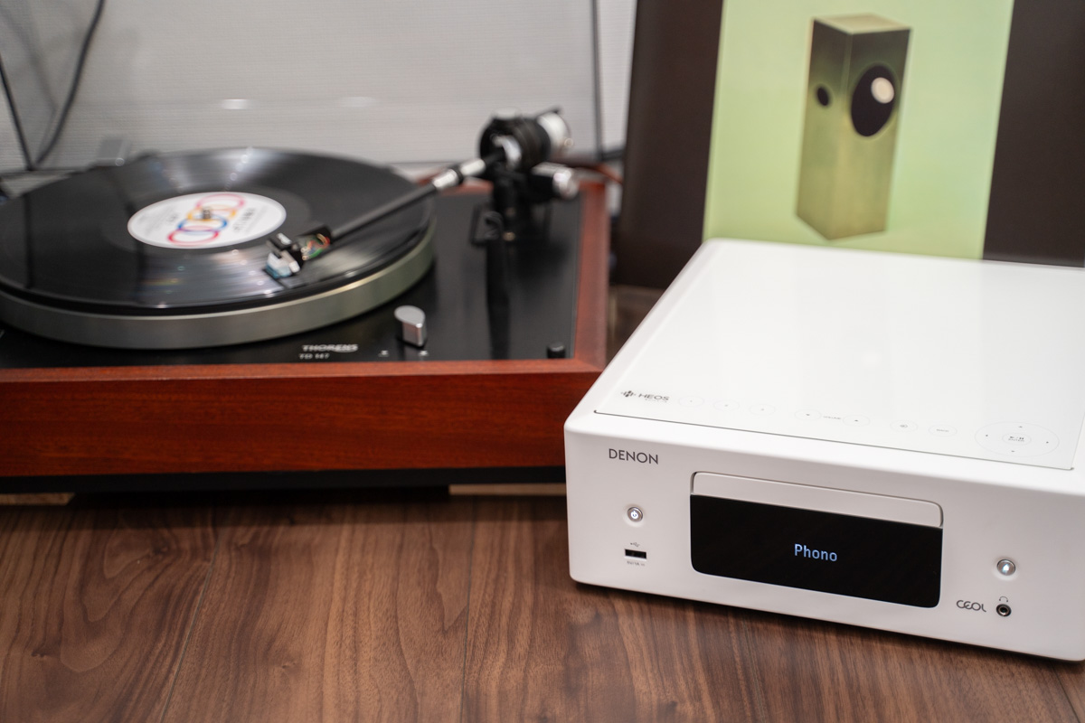 アナログレコードとも接続