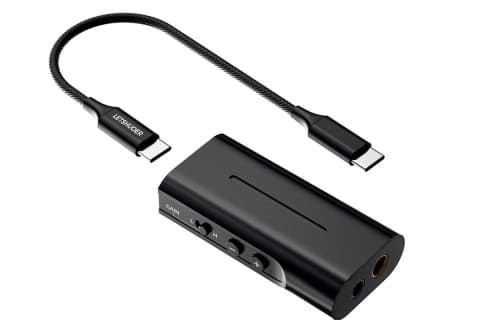 スキャナー LETSHUDER DT03 ES9219C×2基、バランス出力も備えたスティック型DACアンプ