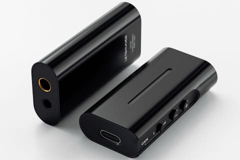 スキャナー LETSHUDER DT03 ES9219C×2基、バランス出力も備えたスティック型DACアンプ