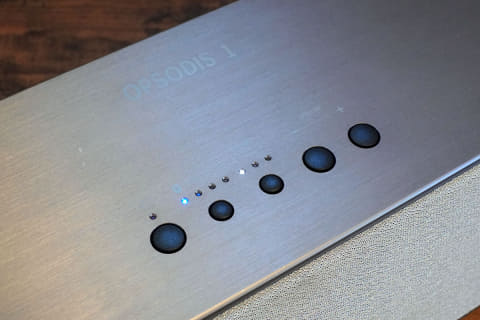 OPSODIS アクティブスピーカー OPSODIS 1　シルバー レビュー】机に置けるサイズで衝撃の立体音響「OPSODIS 1」を