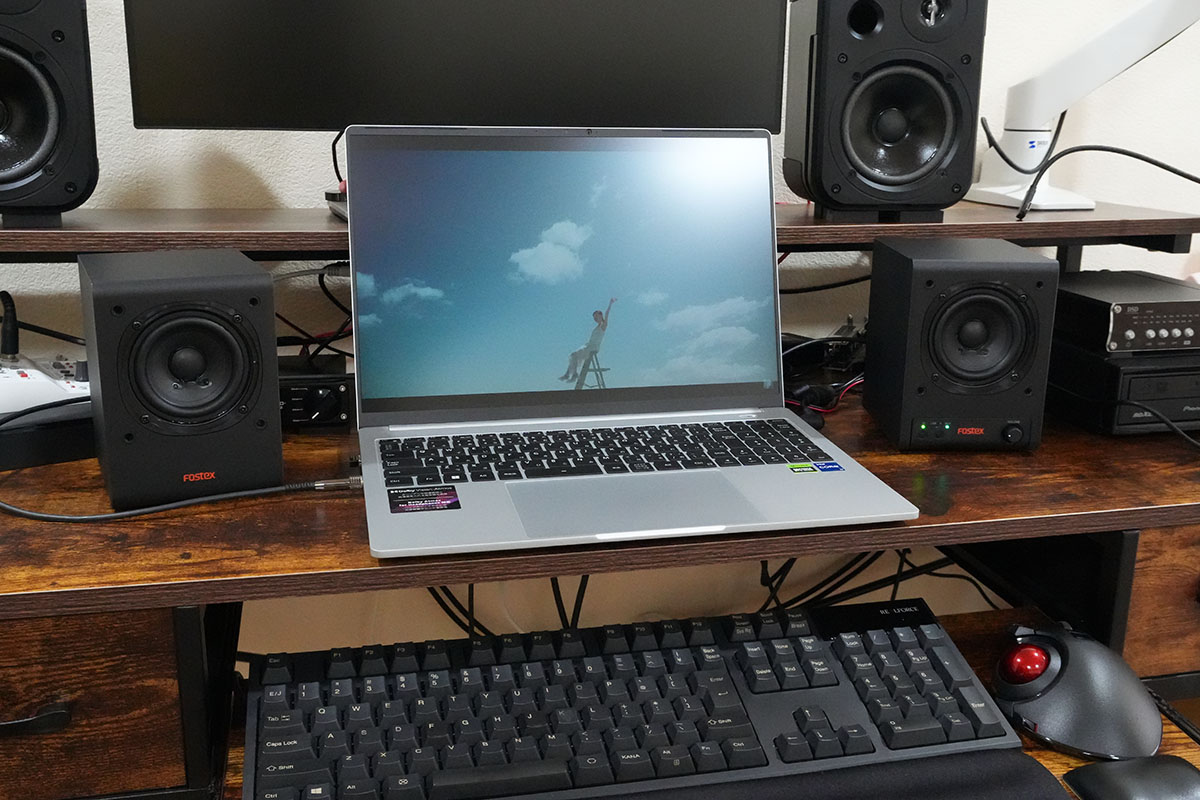 ノートパソコンと組み合わせてみる