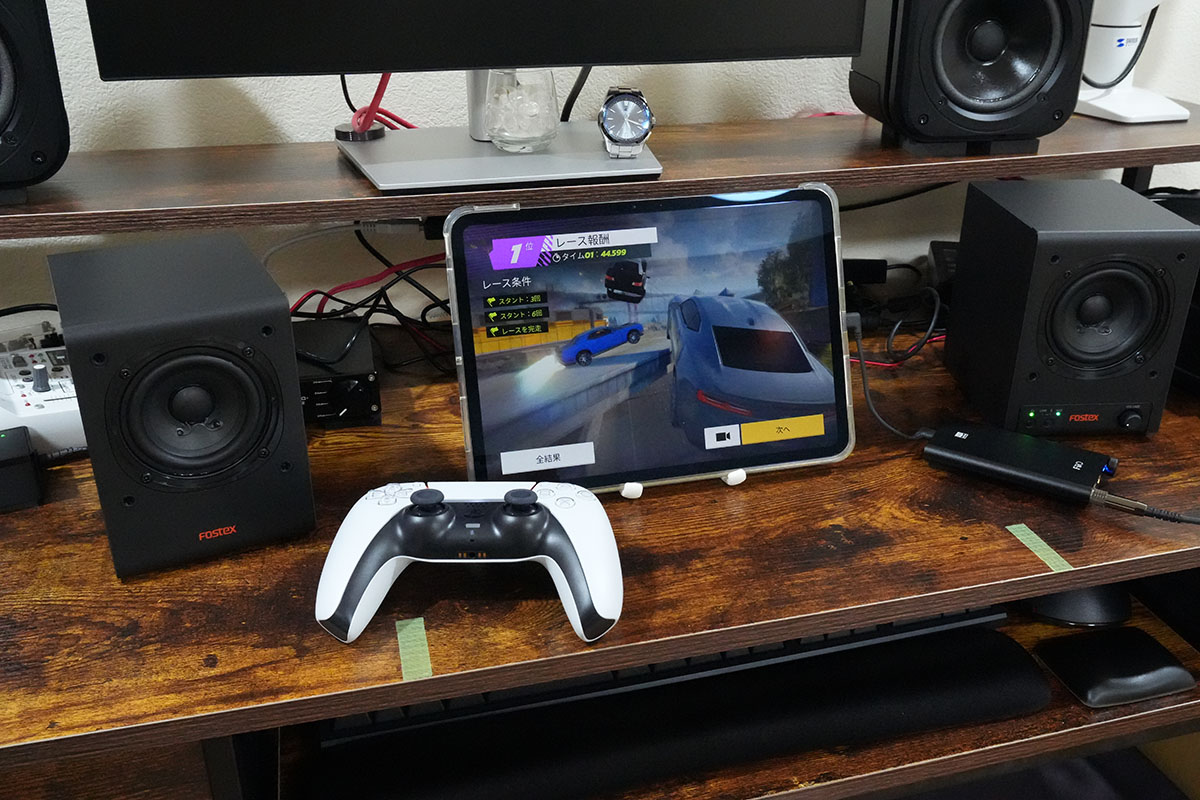 ゲーム用スピーカーとして使ってみる