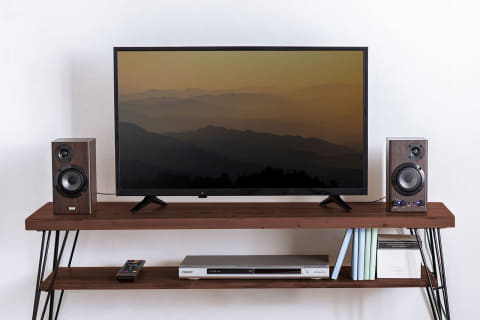 アーチ型 木製スピーカー ダークブラウン アーチ型 木製スピーカー ダークブラウン