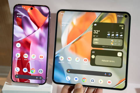 Google、“購入可能な折りたたみスマホで最も薄い”「Pixel 9 Pro Fold