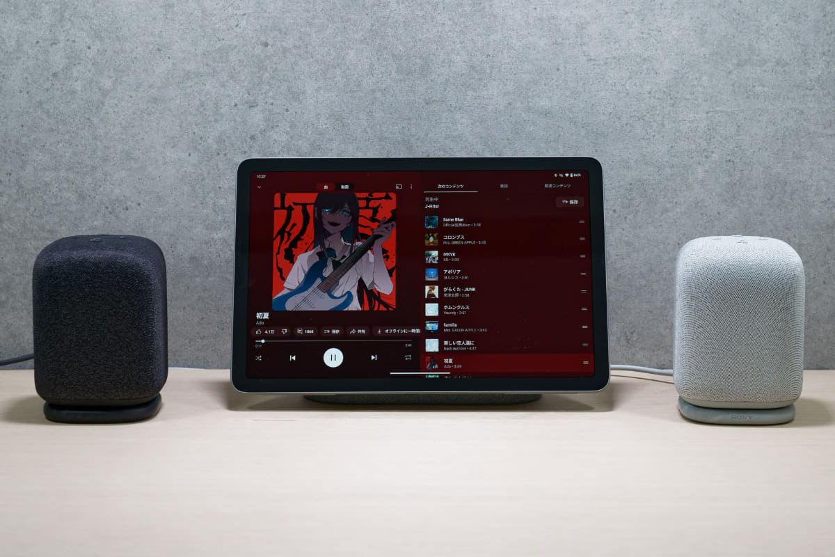 LinkBuds Speakerのステレオペアでの使用イメージ