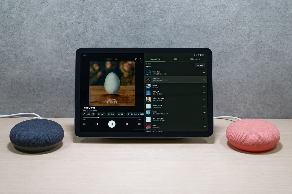 Nest Miniのステレオペアでの使用イメージ