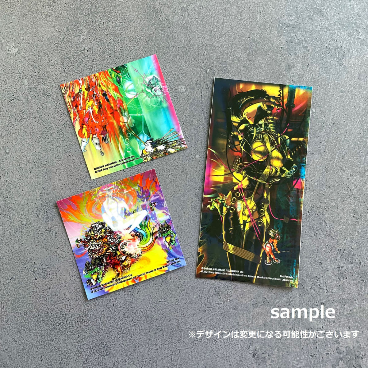 Iam8bit japan & asiaの2枚組LP予約先着特典「ジャケ写アートステッカー3枚組」