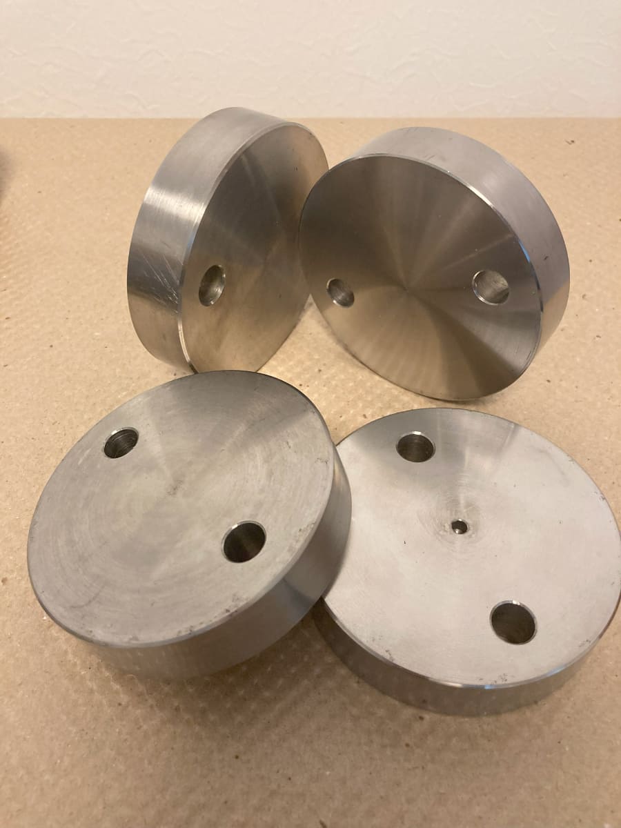 ステンレス製の脚