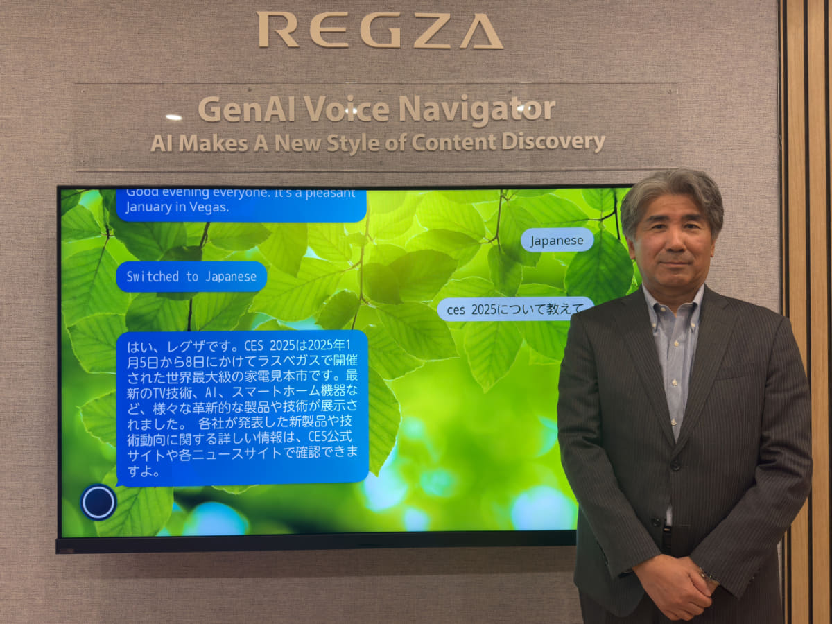 TVS REGZAの取締役副社長 石橋泰博氏