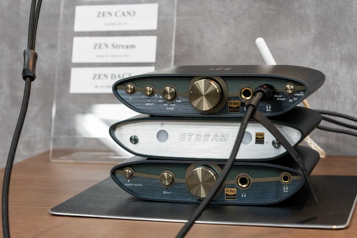 上から「ZEN CAN3」、「ZEN Stream」、「ZEN DAC3」