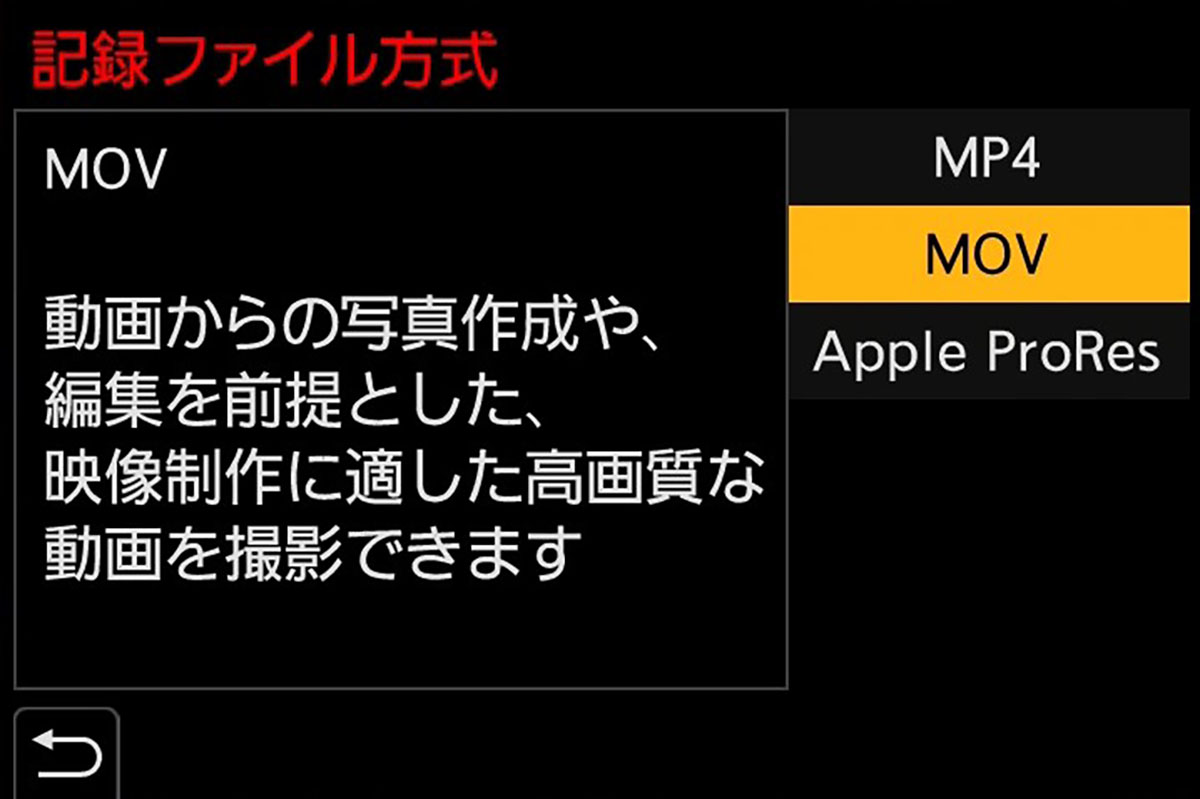 ファイル形式は3タイプ