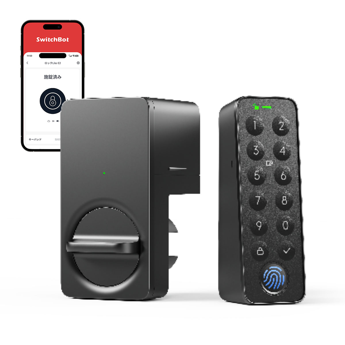SwitchBot ロックLite 指紋認証セット