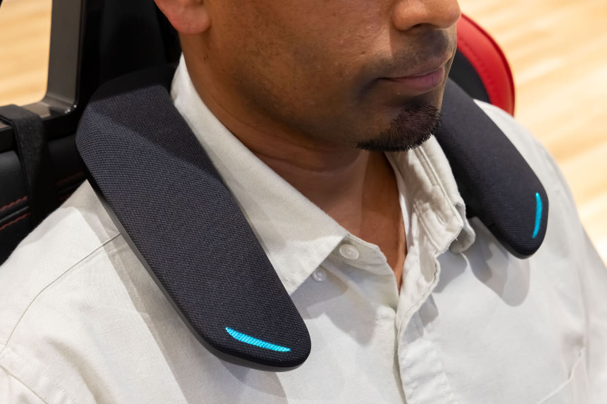 ゲーミングネックスピーカー「SC-GNW30」