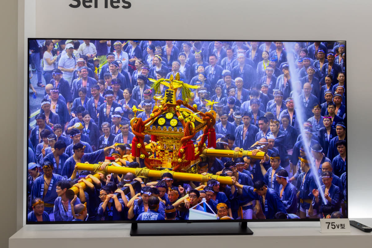 75型の4KミニLED液晶テレビ「TV-75W95B」