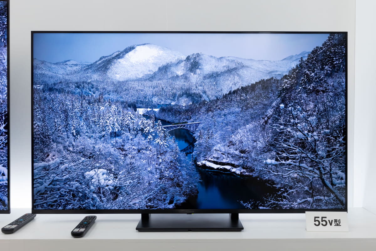 55型の4KミニLED液晶テレビ「TV-55W95B」