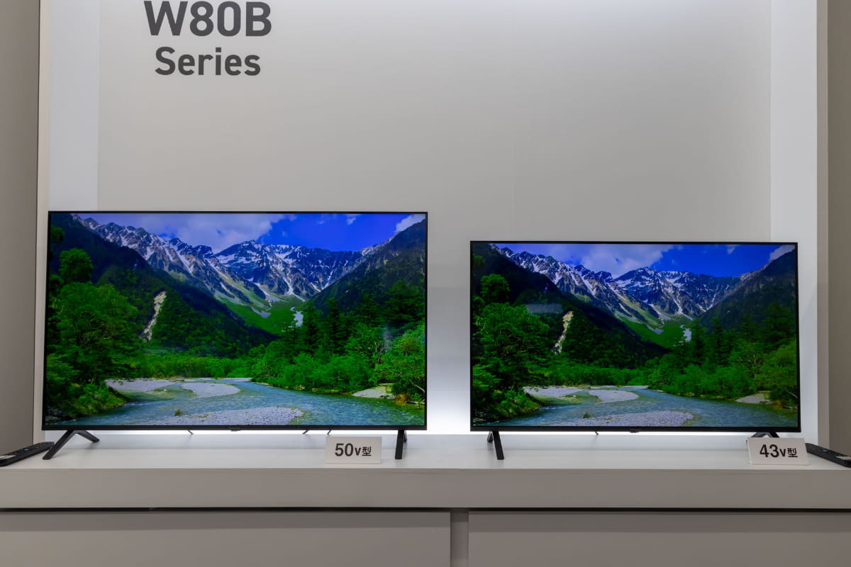 4K液晶テレビ「W80B」シリーズ