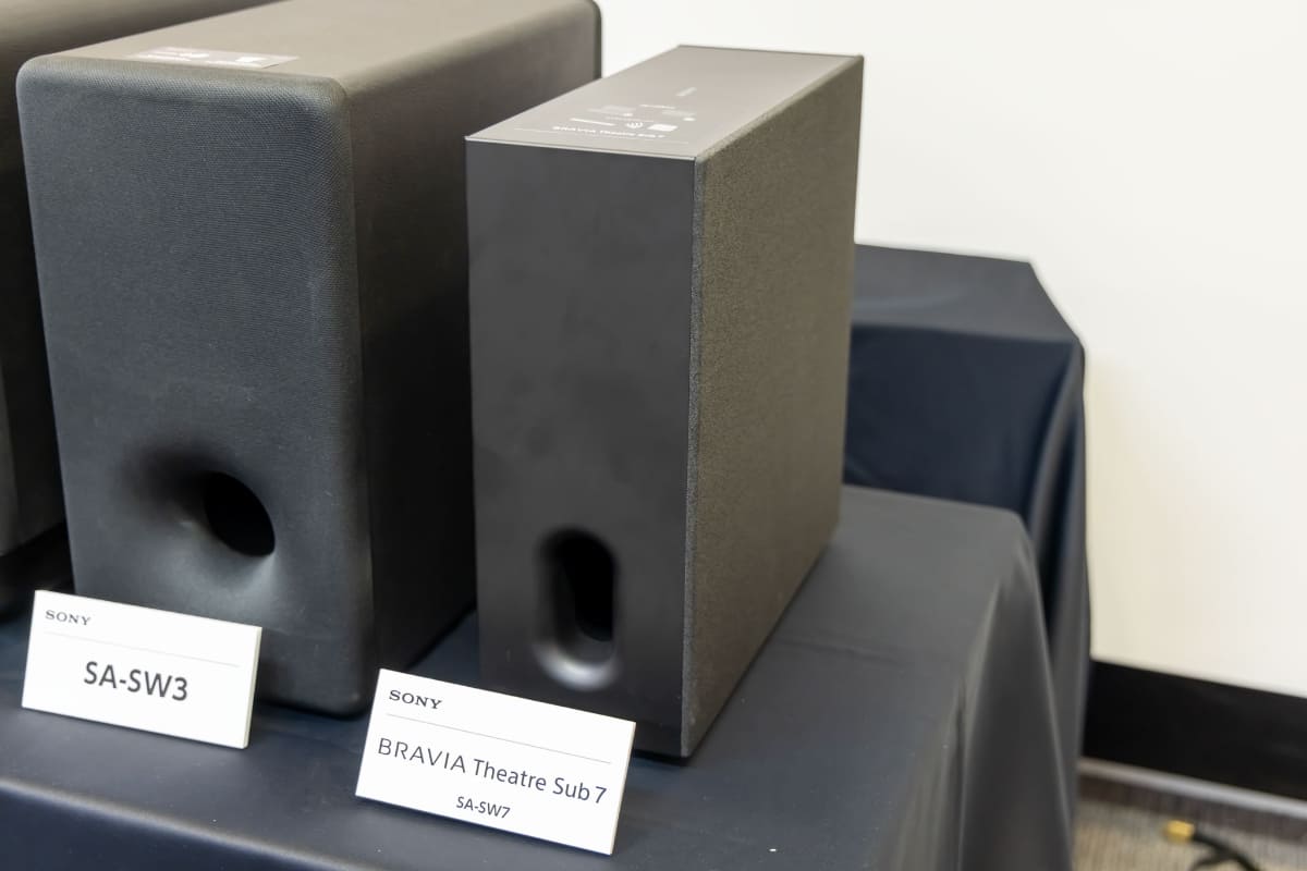 写真中央が「SA-SW7」