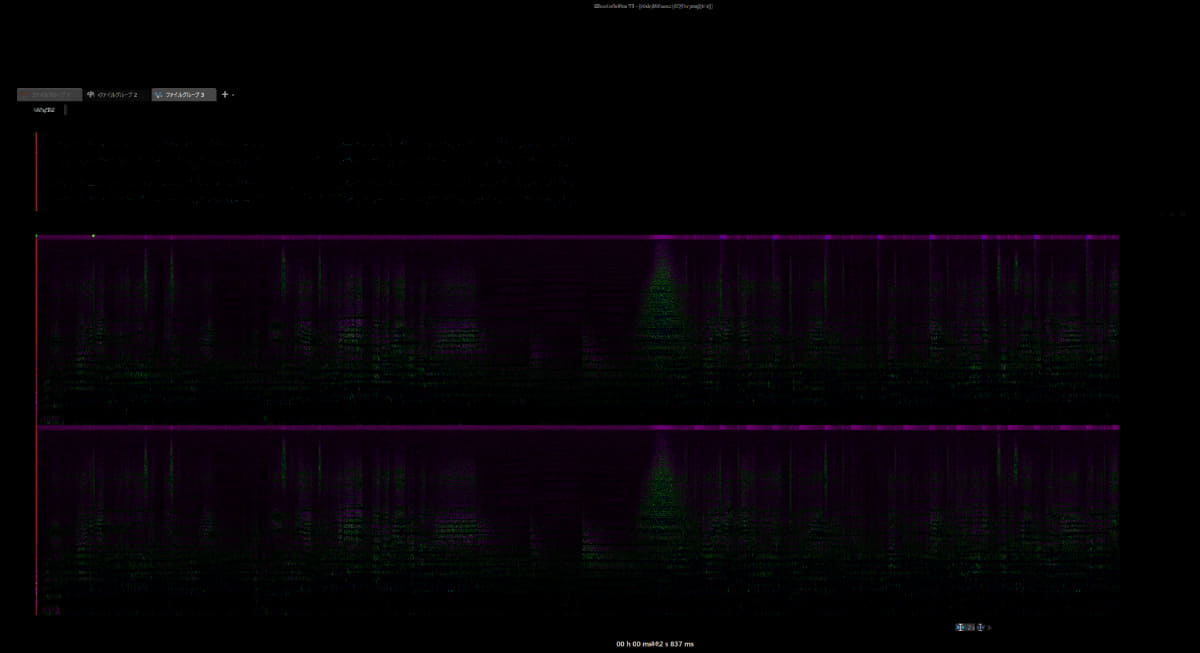 オリジナルと「LC3 192kbps」の差分