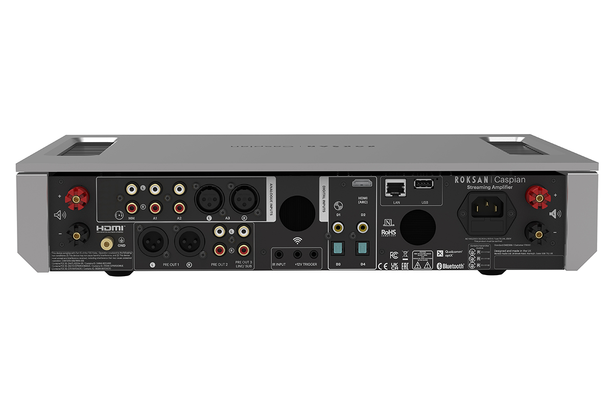 「Caspian 4G Streaming Amplifier」の背面