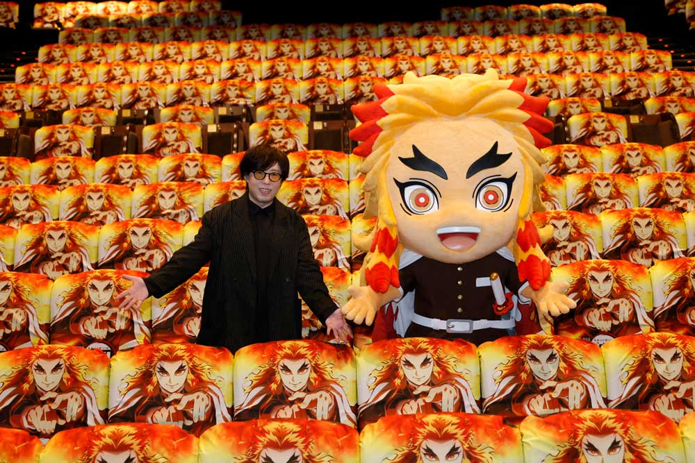 シートジャックの様子<br><span class="fnt-70">(C)吾峠呼世晴／集英社・アニプレックス・ufotable</span>