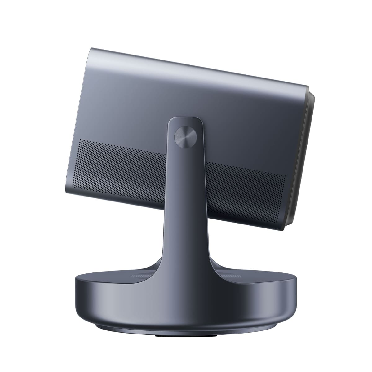 上下左右に回転可能なスタンドを搭載。設置場所に迷うことなく、誰でも簡単に壁や天井へ映像を投写できる